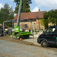 Glaserei Kloß - Cunewalde - Bau der Produktionshalle